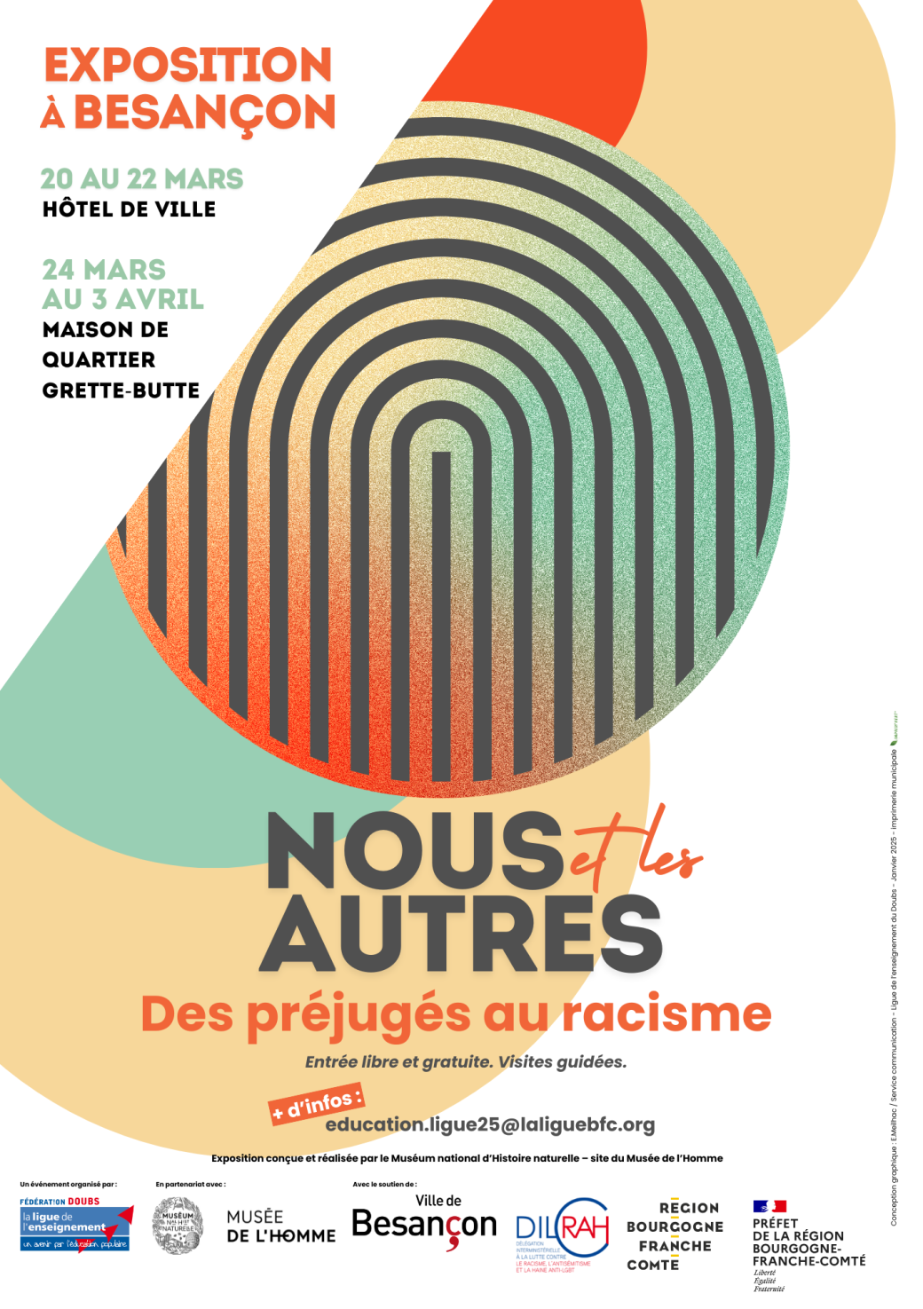 Flyer Nous et les autres des préjugés au racisme 14.8 x 21 cm